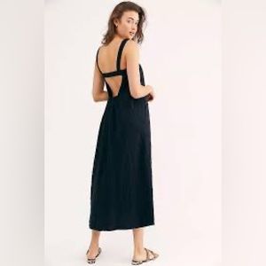 Free People Beach Just Wanna Have Sun Dress Black